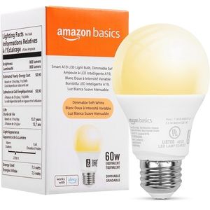 Amazon Basics Smart A19 LED Light Bulb